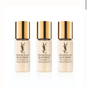 Set of 3 mini size to equal a full size. YSL Touch Éclat Blur Primer. Brand new!